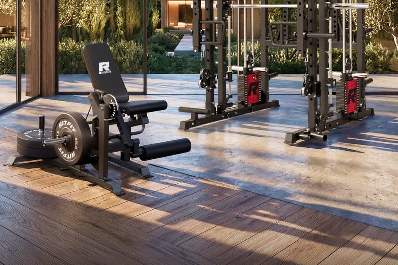 Garage Strength Corner For Riders Who Train At Home