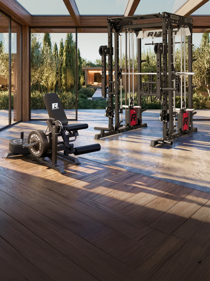 Garage Strength Corner For Riders Who Train At Home