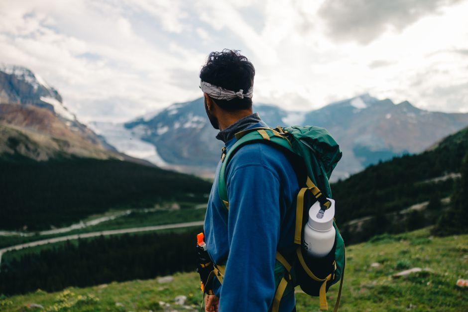 Explore stunning mountain vistas with an adventurous hike in Jasper National Park, Alberta, Canada.